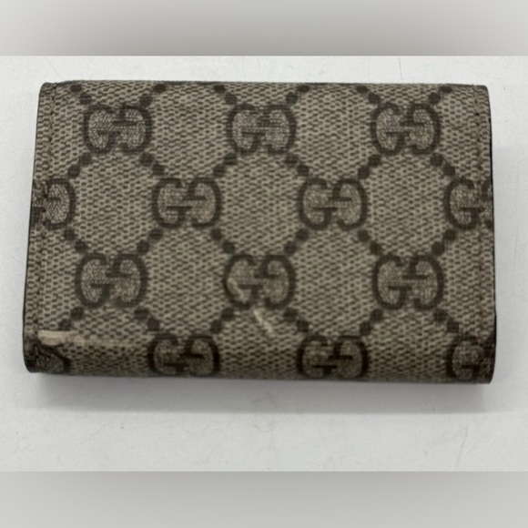 Gucci Beige and Brown Key & Card Holder - Picture 7 of 7